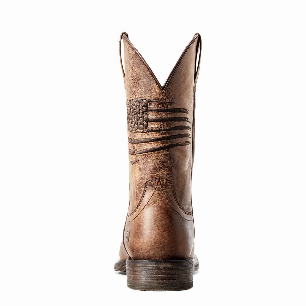 Ariat Circuit Patriot Western Stövlar Herr Bruna | 358-CTGOFX