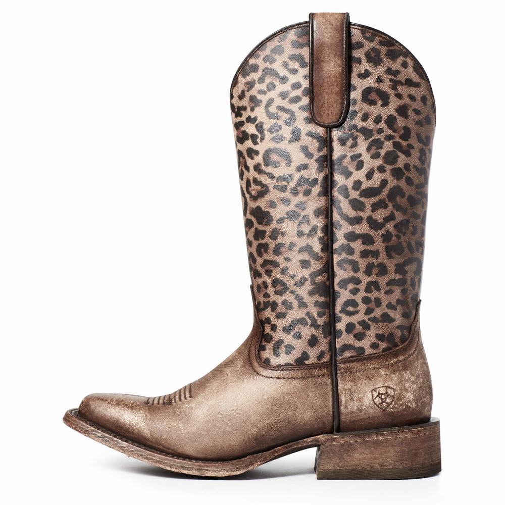 Ariat Circuit Savanna Western Stövlar Dam Bruna | 471-QKMOXR