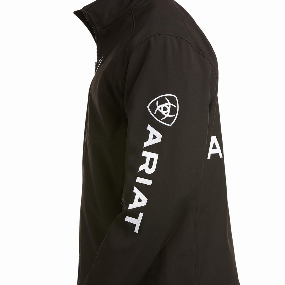 Ariat Compton Cowboys Logo 2.0 Softshell Jacka Herr Svarta | 416-TSHIYP