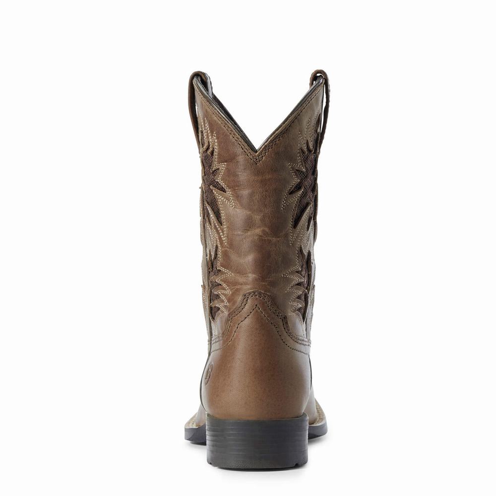 Ariat Cowboy VentTEK Western Stövlar Barn Bruna | 345-BYURKO