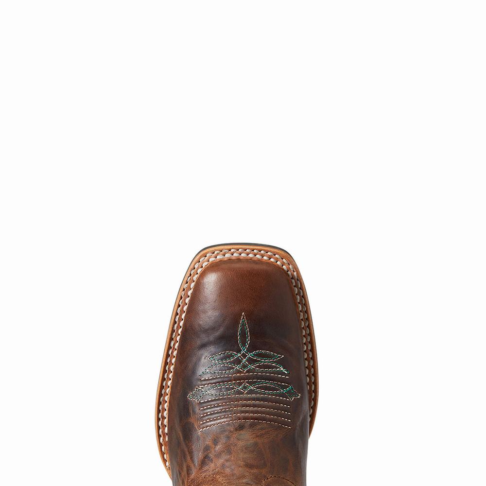 Ariat Crossfire Picante Western Stövlar Dam Bruna | 378-TWSXRL