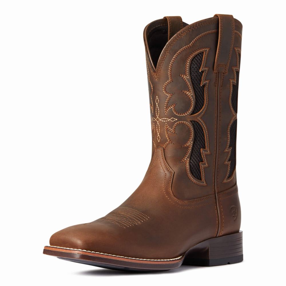 Ariat Dash VentTEK Ultra Western Stövlar Herr Bruna | 015-EXNGLH