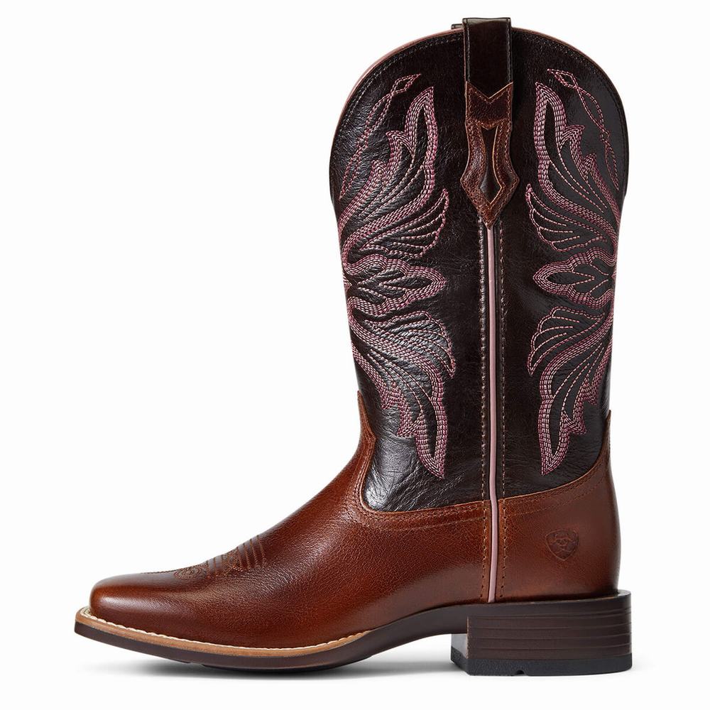 Ariat Edgewood Western Stövlar Dam Olika Färger | 892-RHUQBZ