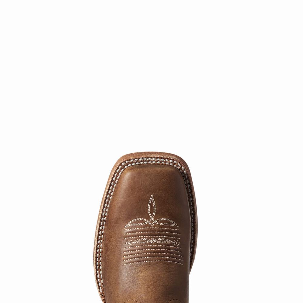 Ariat Eldora Western Stövlar Dam Beige Bruna | 824-RUSCDK