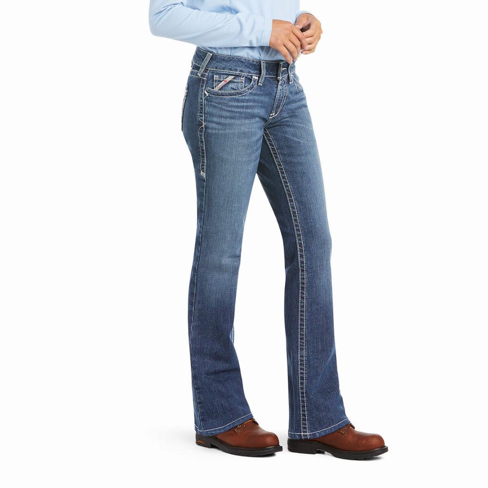 Ariat FR DuraStretch Entwined Cut Jeans Dam Olika Färger | 918-HVDNEX