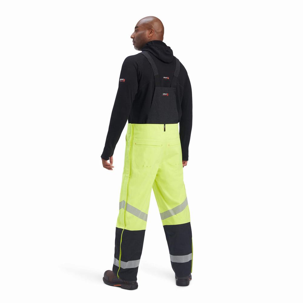 Ariat FR Hi-Vis Vattentäta Byxor Herr Gula | 035-GRHYUP