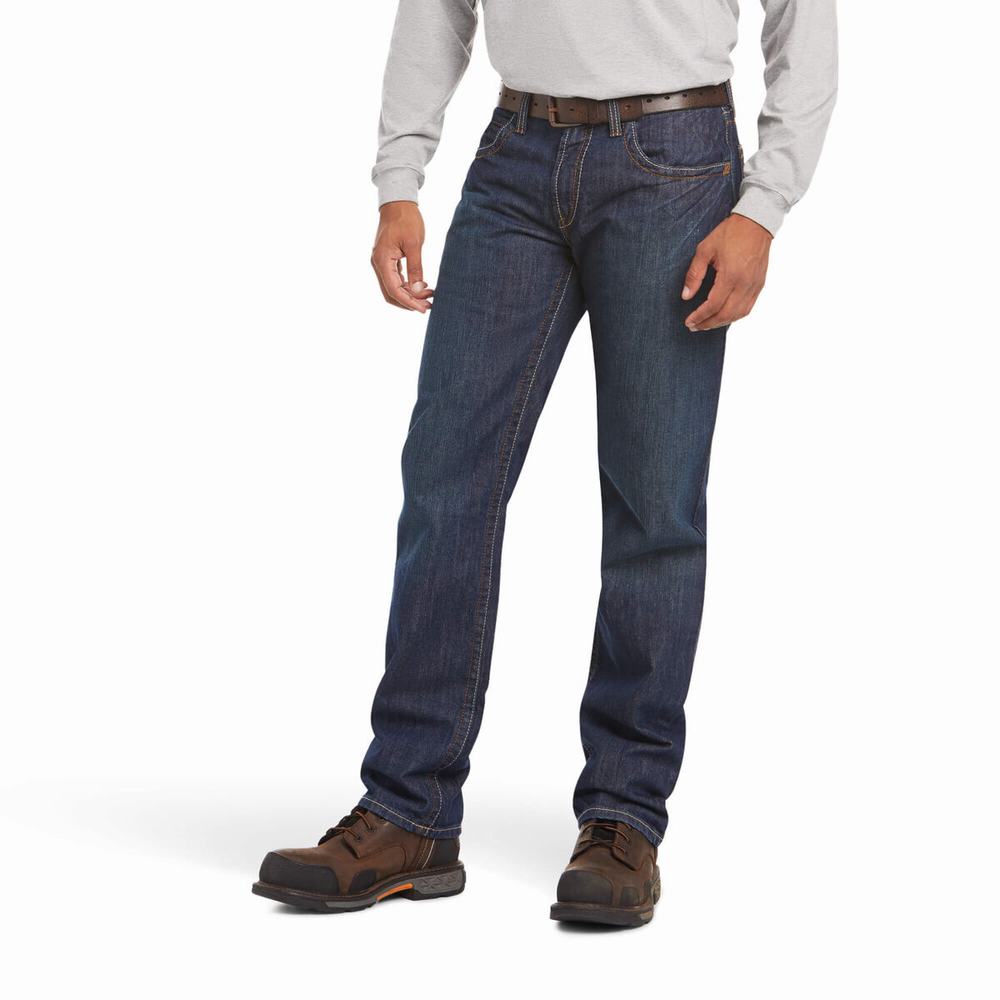 Ariat FR M3 Loose Basic Straight Jeans Herr Olika Färger | 254-ZTIDYH