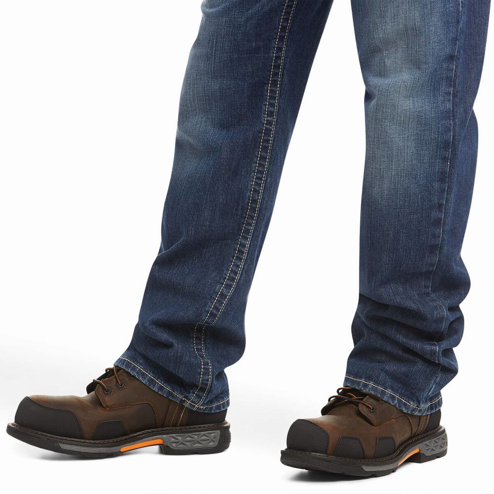 Ariat FR M3 Loose DuraStretch Vortex Straight Jeans Herr Titan | 683-BJIDYS