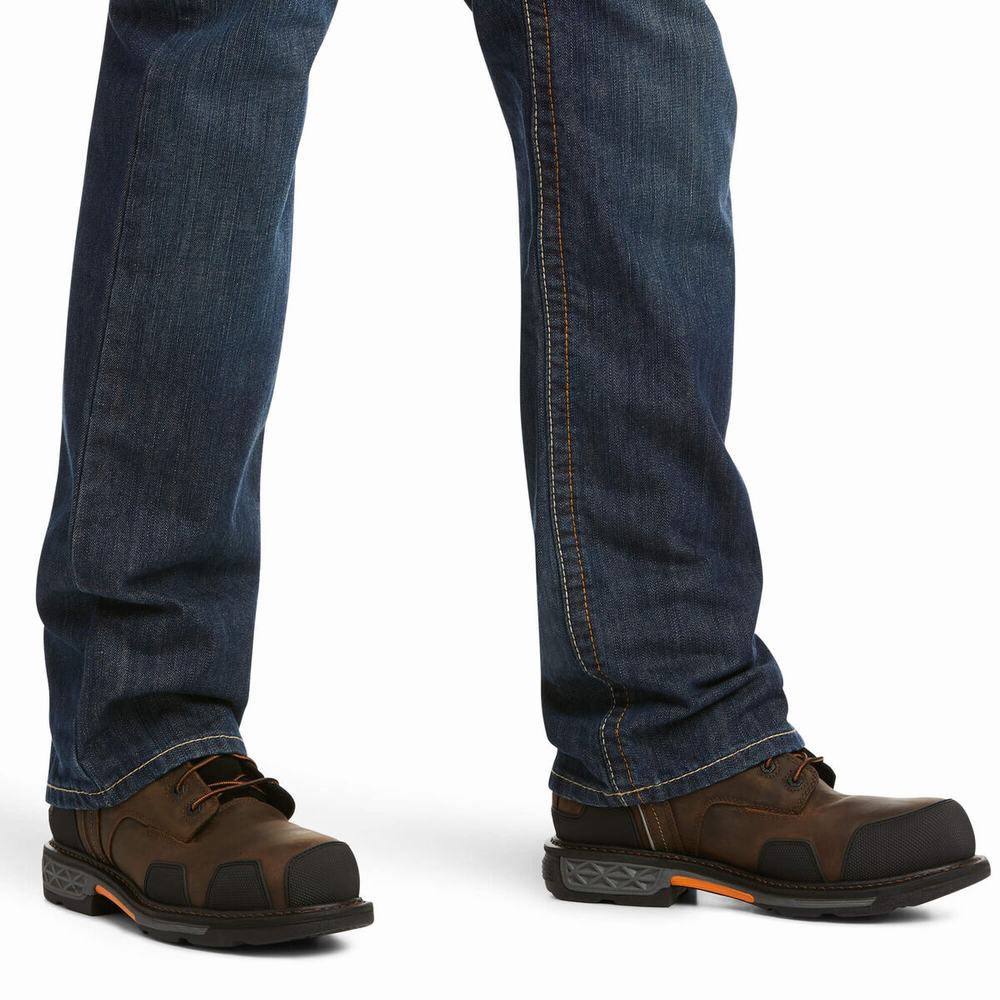 Ariat FR M4 Relaxed Basic Cut Straight Jeans Herr Olika Färger | 758-EUCHNK