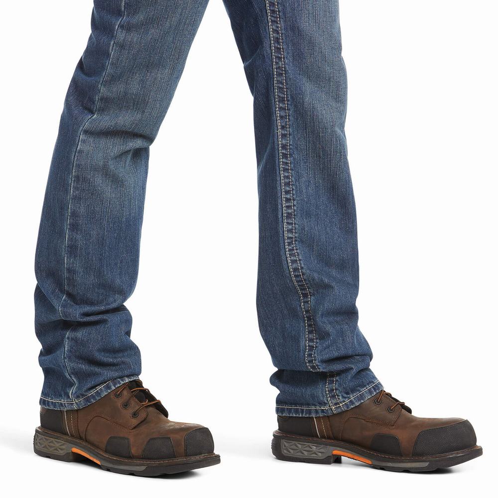 Ariat FR M4 Relaxed Boundary Cut Straight Jeans Herr Olika Färger | 760-FLBASI