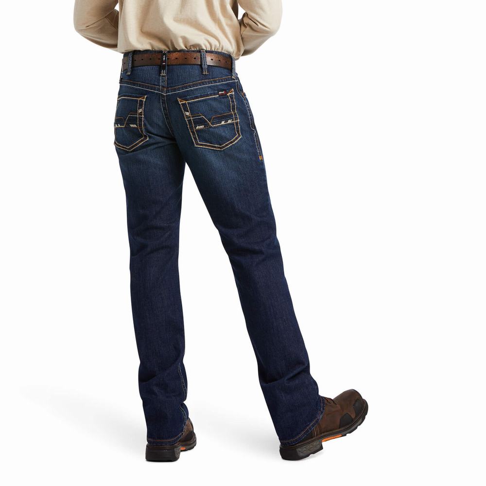 Ariat FR M4 Relaxed DuraStretch Stillwell Cut Jeans Herr Olika Färger | 694-HBNIOG