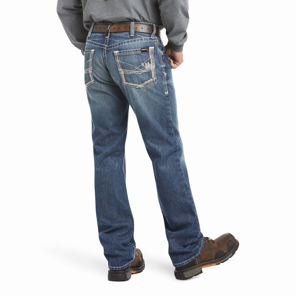 Ariat FR M4 Relaxed Ridgeline Cut Straight Jeans Herr Olika Färger | 402-CXGKUT