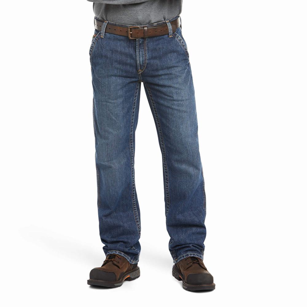 Ariat FR M4 Relaxed Workhorse Cut Straight Jeans Herr Olika Färger | 457-EYQMCN