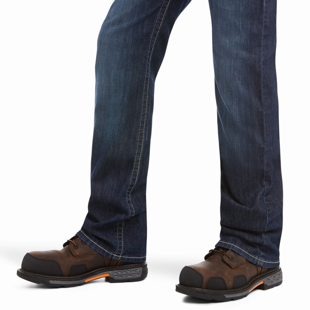 Ariat FR M5 DuraLight Stretch Coltrane Leg Straight Jeans Herr Olika Färger | 287-XYZLUH