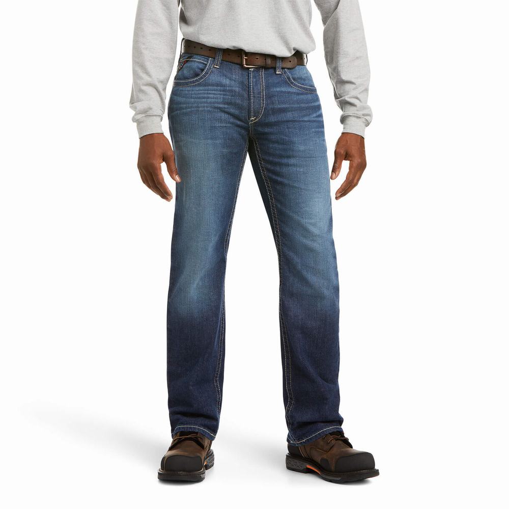 Ariat FR M5 DuraStretch Truckee Straight Jeans Herr Olika Färger | 375-WSJKEY