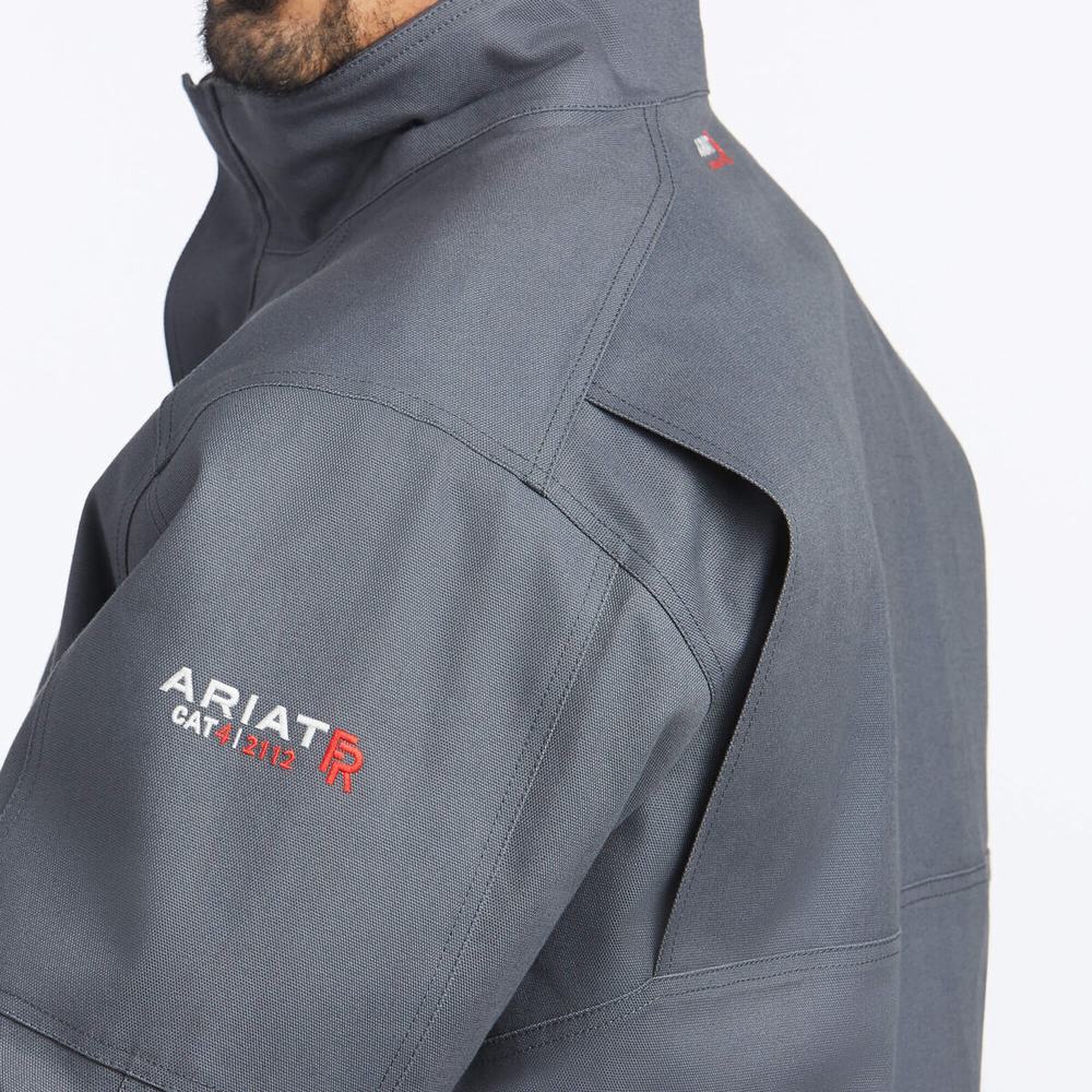 Ariat FR Maxmove Vattentäta Insulated Jacka Herr Grå | 769-SYMPOT