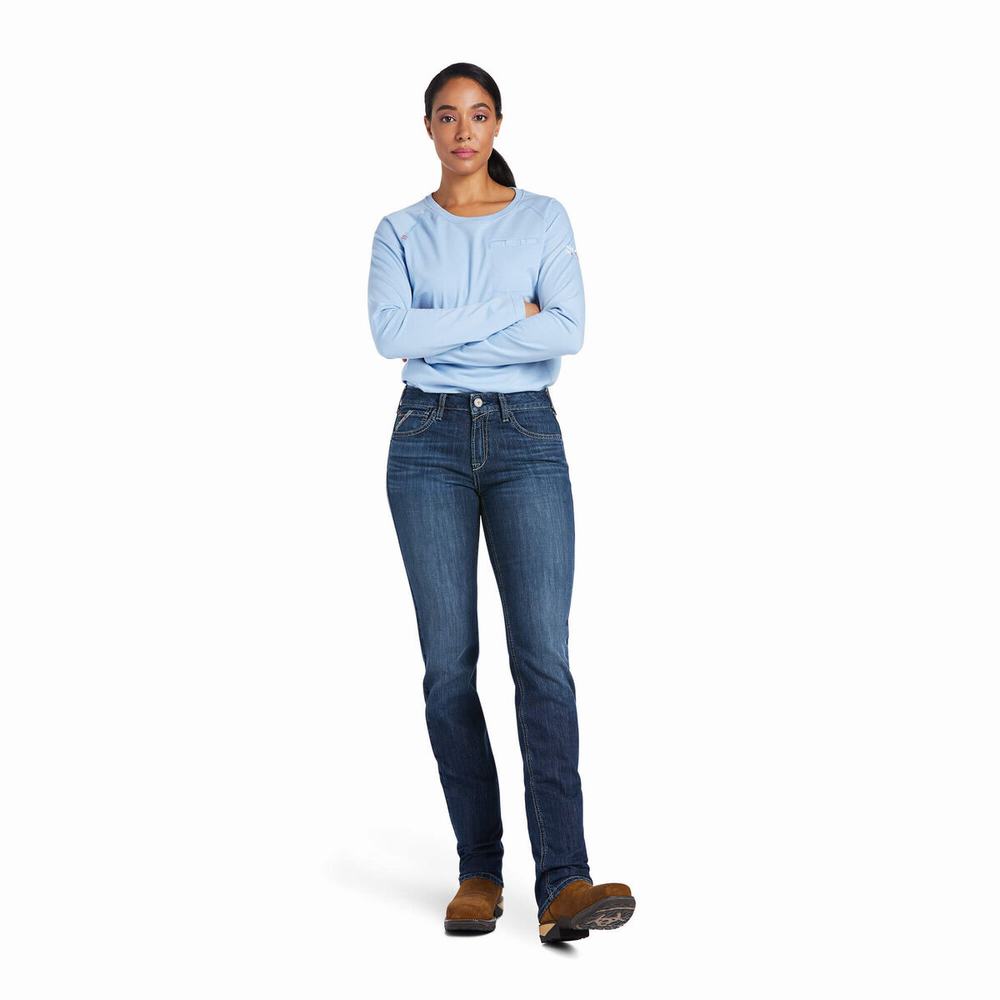 Ariat FR PR DuraStretch Avelynn Jeans Dam Olika Färger | 942-ULPTSI