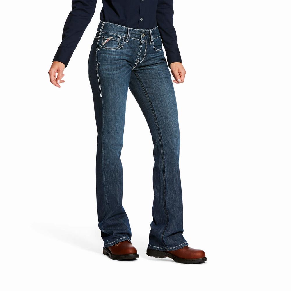 Ariat FR Stretch DuraLight Ella Jeans Dam Olika Färger | 351-SLDFYG