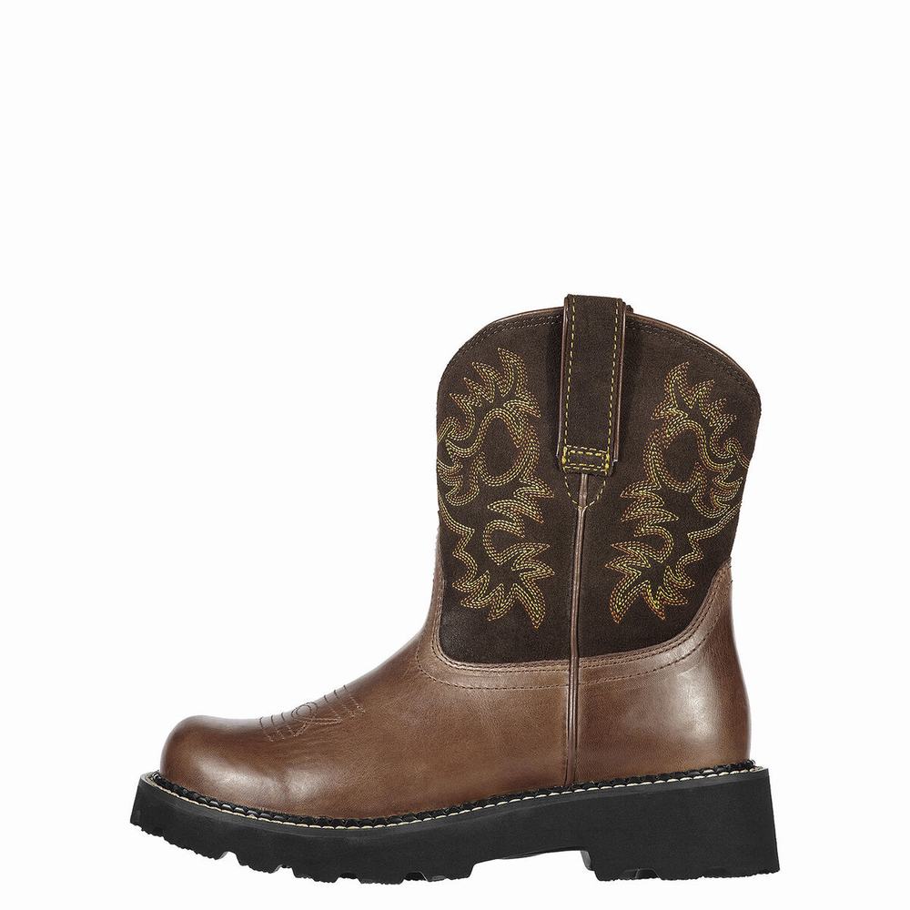 Ariat Fatbaby Western Stövlar Dam Bruna | 234-EAOTFK