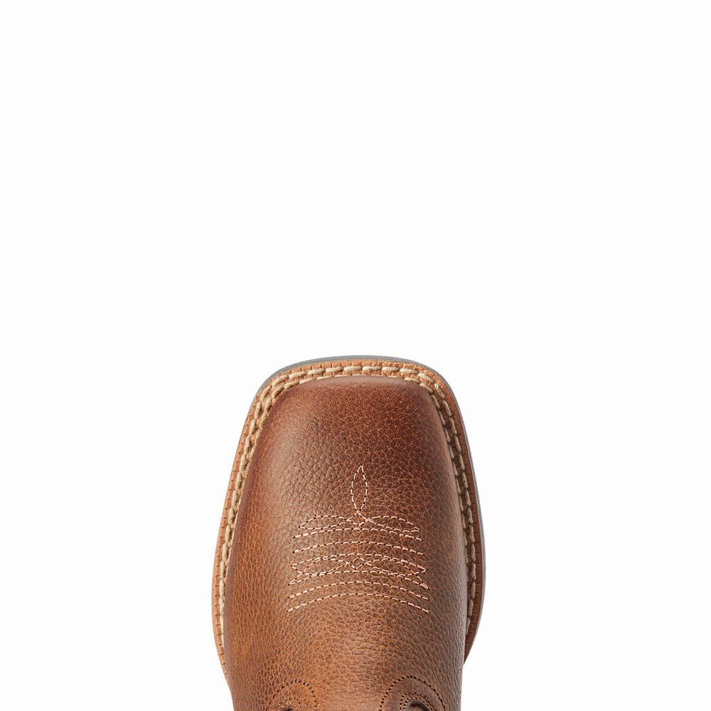 Ariat Firecatcher Western Stövlar Barn Bruna | 425-CSOLTQ