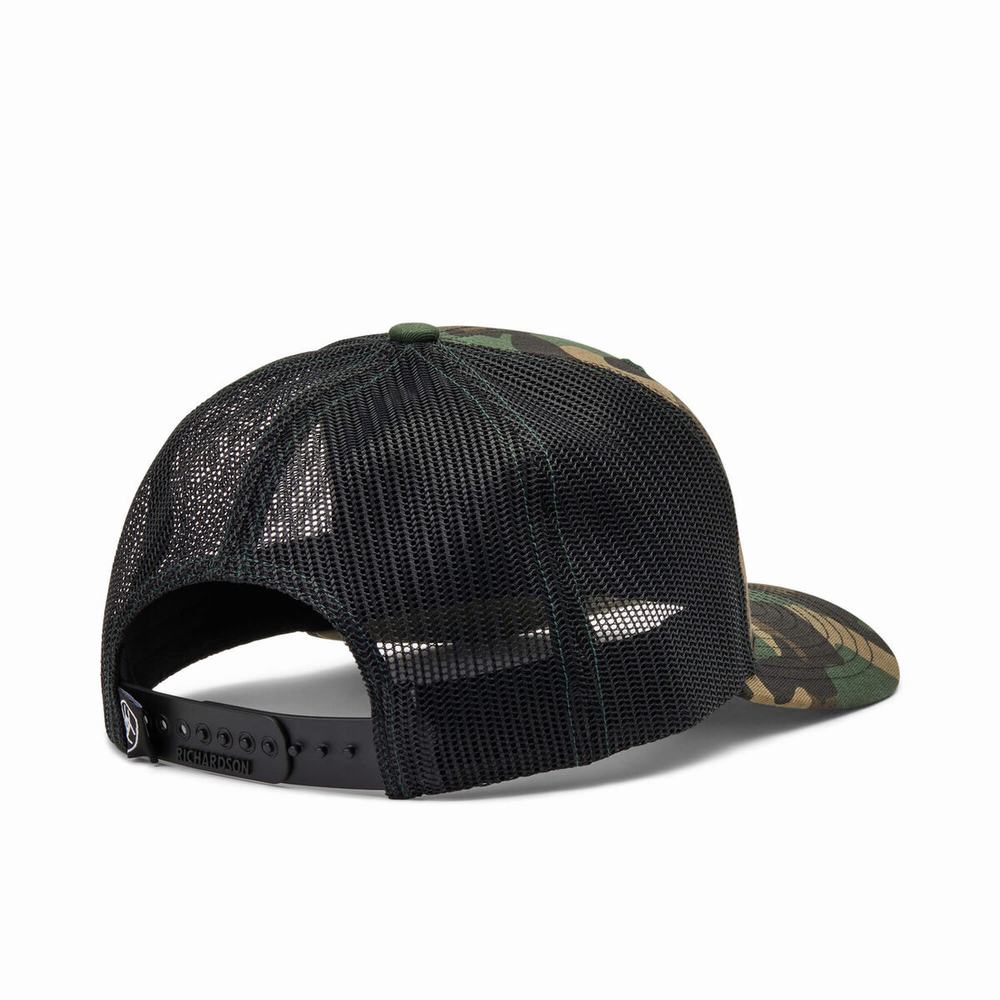 Ariat Flag Patch Hatt Herr Camo | 385-QBEWIM