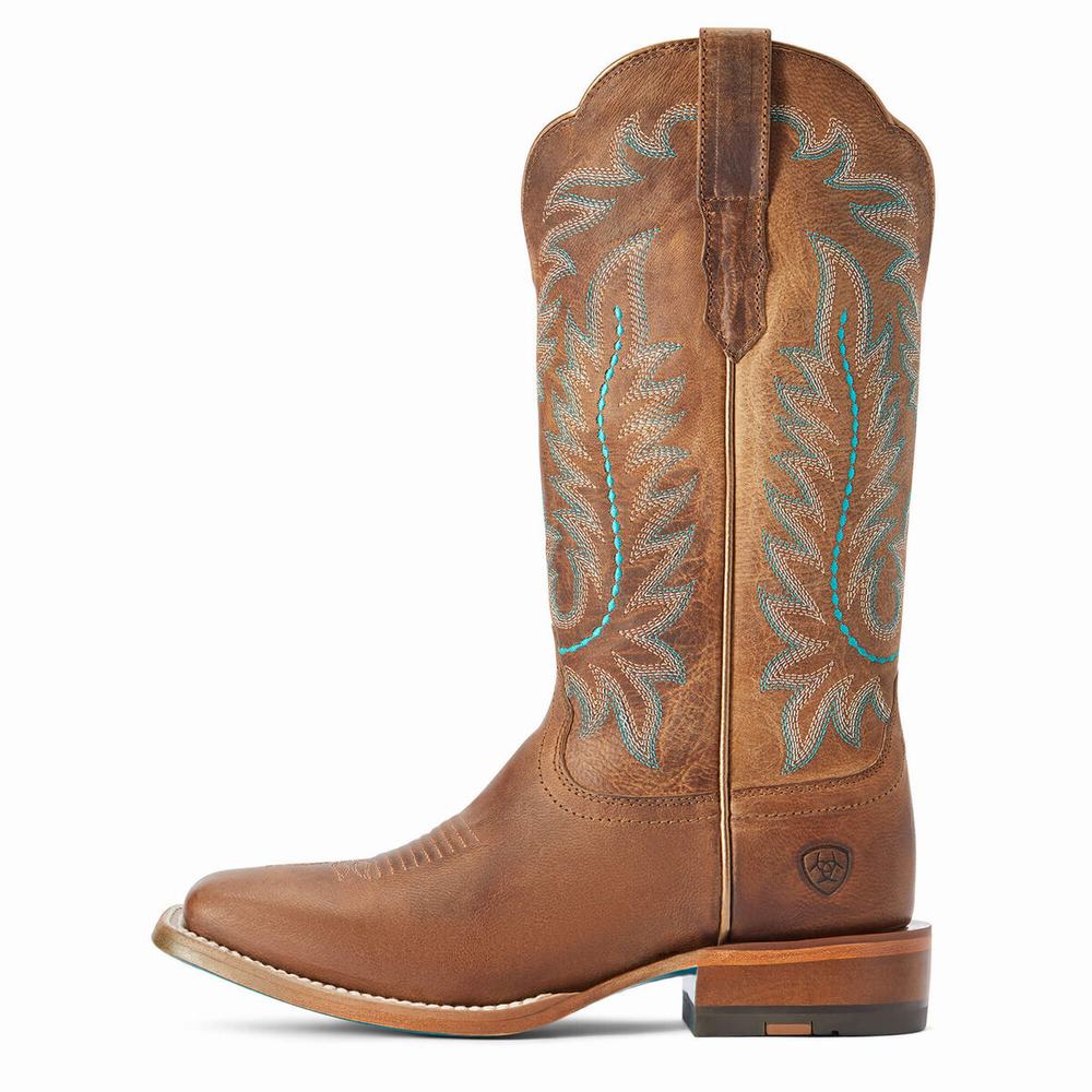 Ariat Frontier Tilly Western Stövlar Dam Bruna | 945-GBJIWP