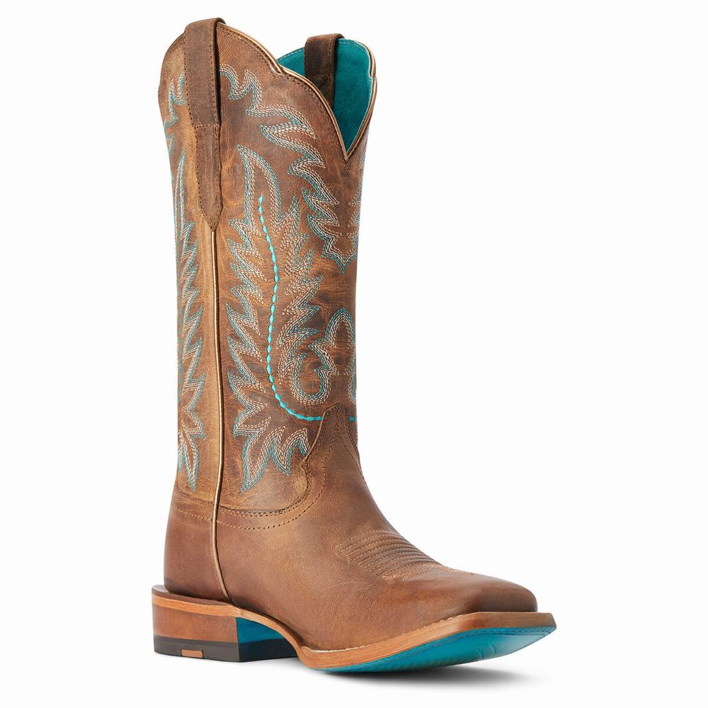 Ariat Frontier Tilly Western Stövlar Dam Bruna | 945-GBJIWP