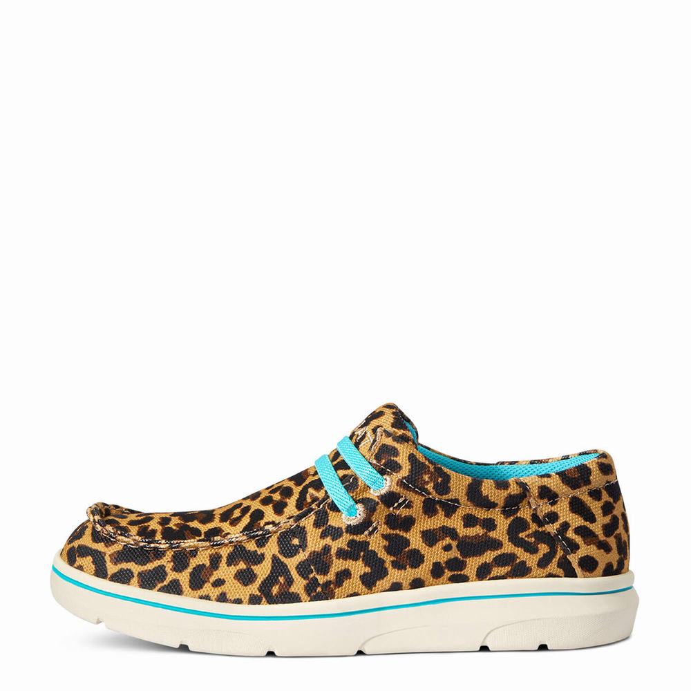 Ariat Hilo Casual Skor Barn Leopard | 168-CZQFHE