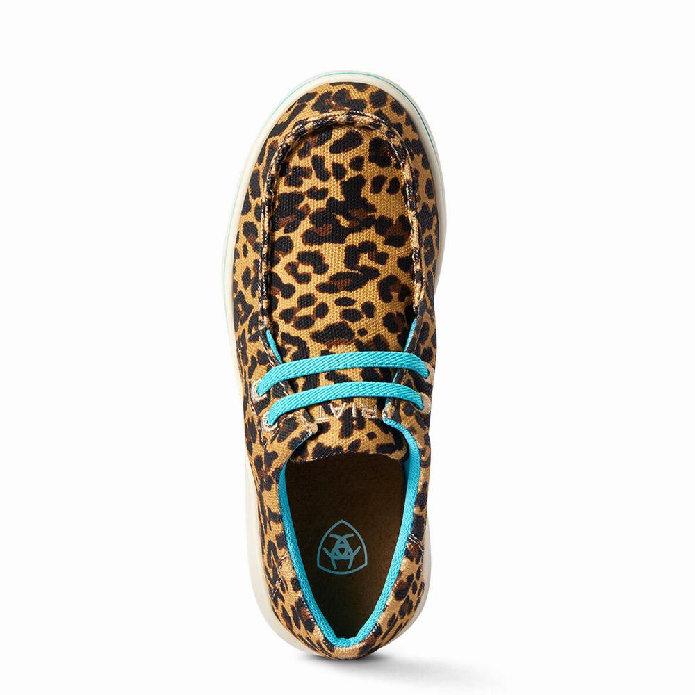 Ariat Hilo Casual Skor Barn Leopard | 168-CZQFHE