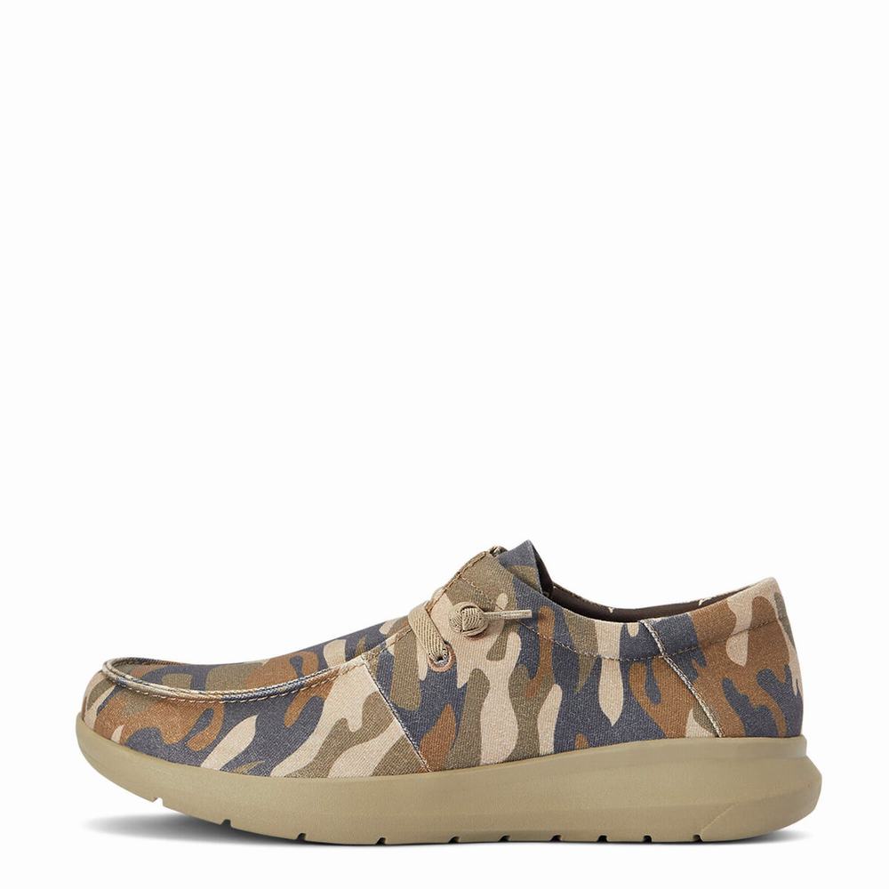 Ariat Hilo Stretch Spets Sneakers Herr Camo | 270-IBKMRC