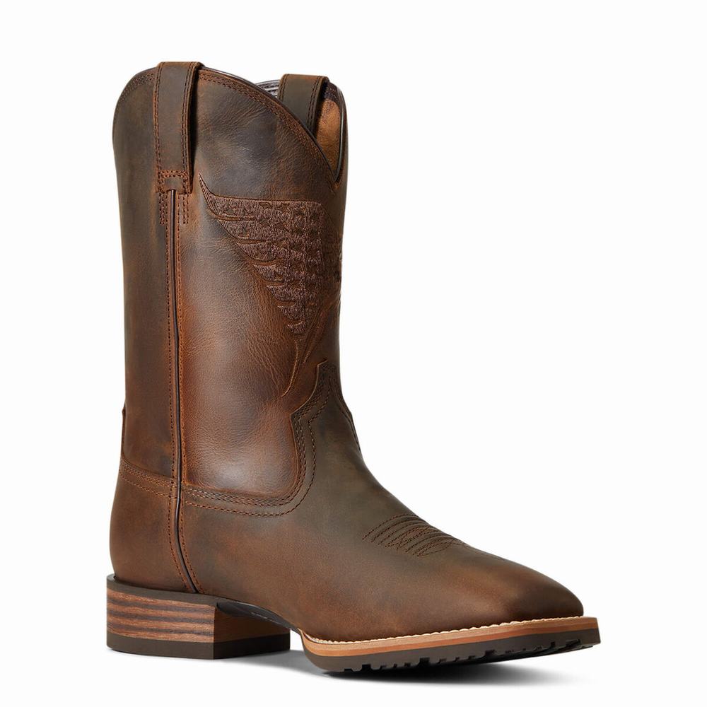 Ariat Hybrid Fly High Western Stövlar Herr Bruna | 926-IHELSM