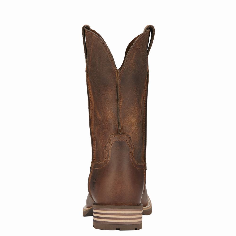 Ariat Hybrid Street Side Western Stövlar Herr Bruna | 371-SFNDTK