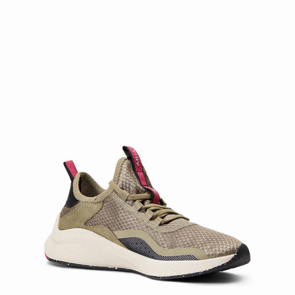 Ariat Ignite Eco Sneakers Dam Olivgröna | 762-KTVUDP