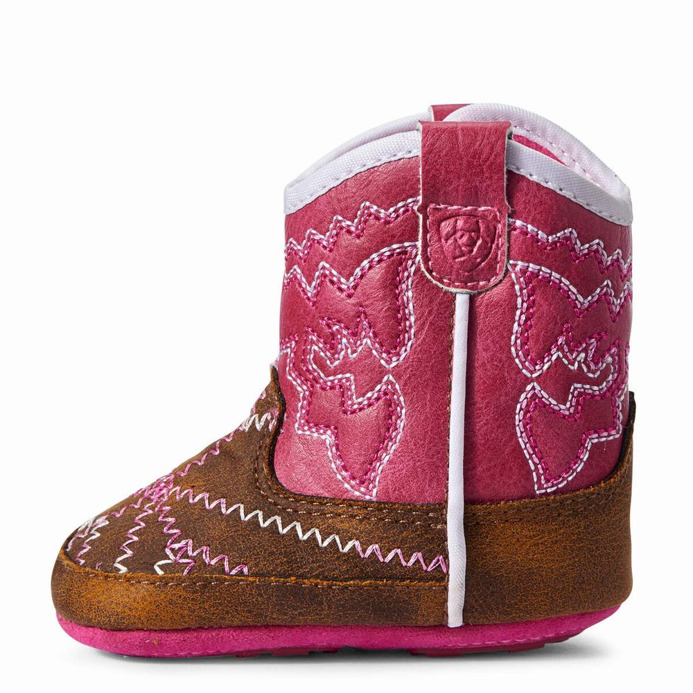 Ariat Infant Lil' Stompers Alexandria Western Stövlar Barn Rosa | 403-RCOHPF