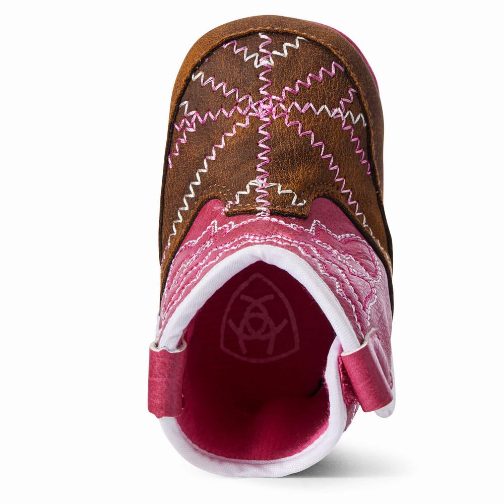 Ariat Infant Lil' Stompers Alexandria Western Stövlar Barn Rosa | 403-RCOHPF