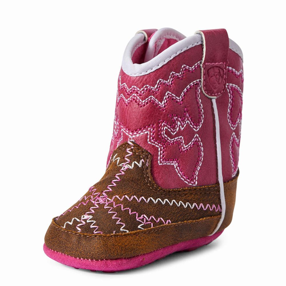 Ariat Infant Lil\' Stompers Alexandria Western Stövlar Barn Rosa | 403-RCOHPF