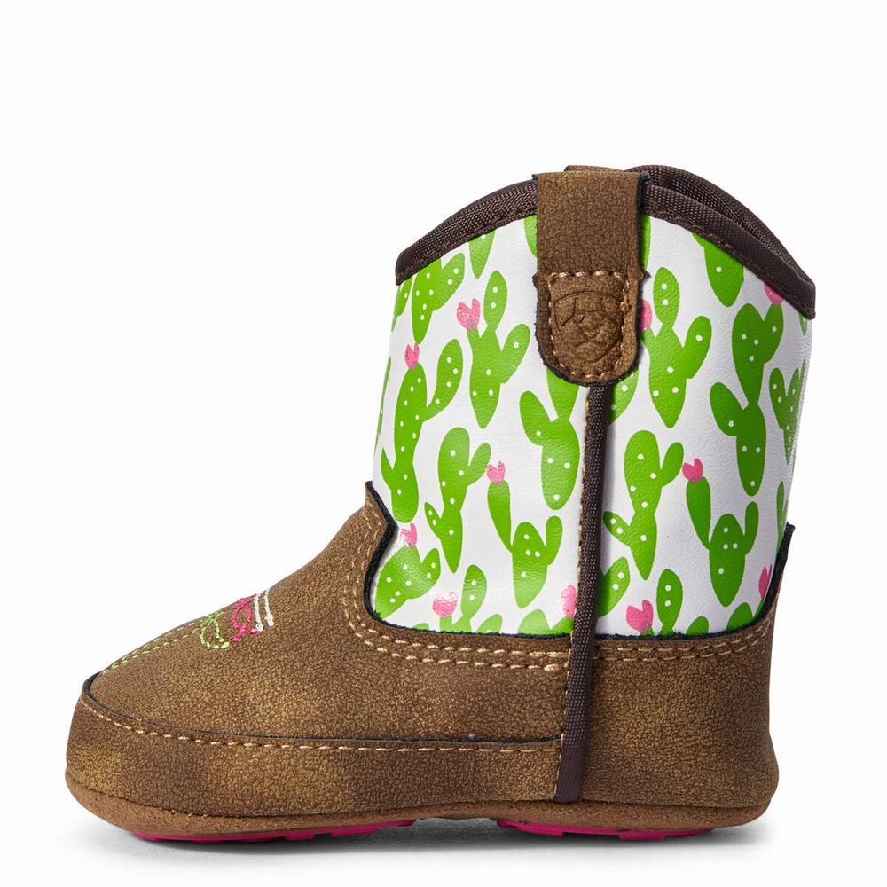 Ariat Infant Lil' Stompers Anaheim Western Stövlar Barn Vita | 540-IAYCOS