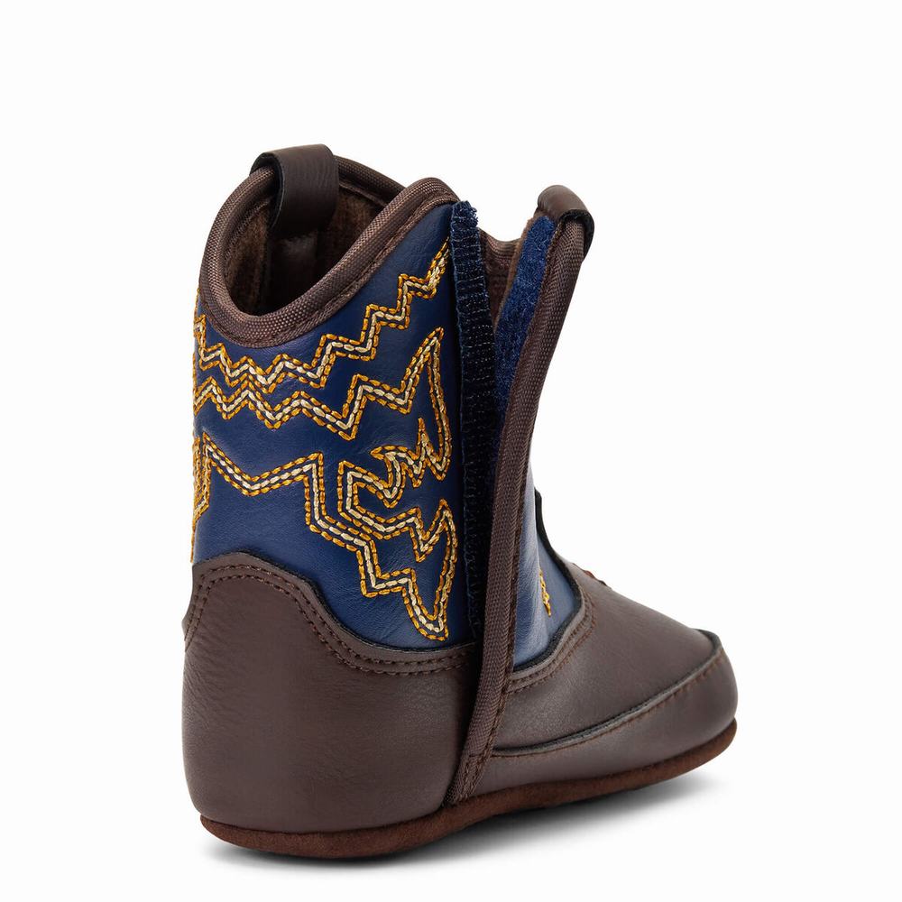 Ariat Infant Lil' Stompers Deadwood Western Stövlar Barn Bruna | 641-SYNCQH