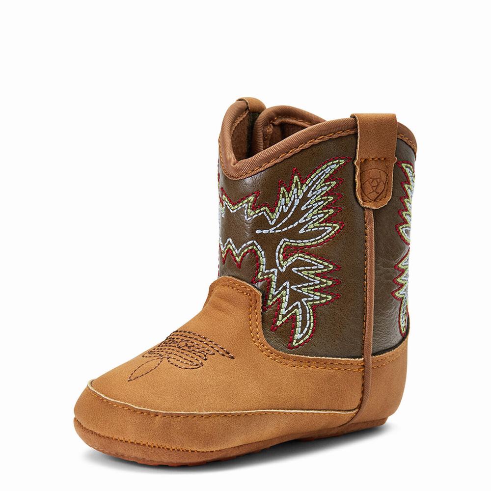 Ariat Infant Lil\' Stompers Durango Western Stövlar Barn Bruna | 751-KYVBTC