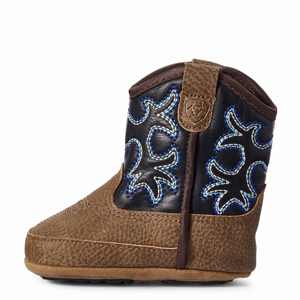 Ariat Infant Lil' Stompers Warren Western Stövlar Barn Bruna | 107-CDAUIW