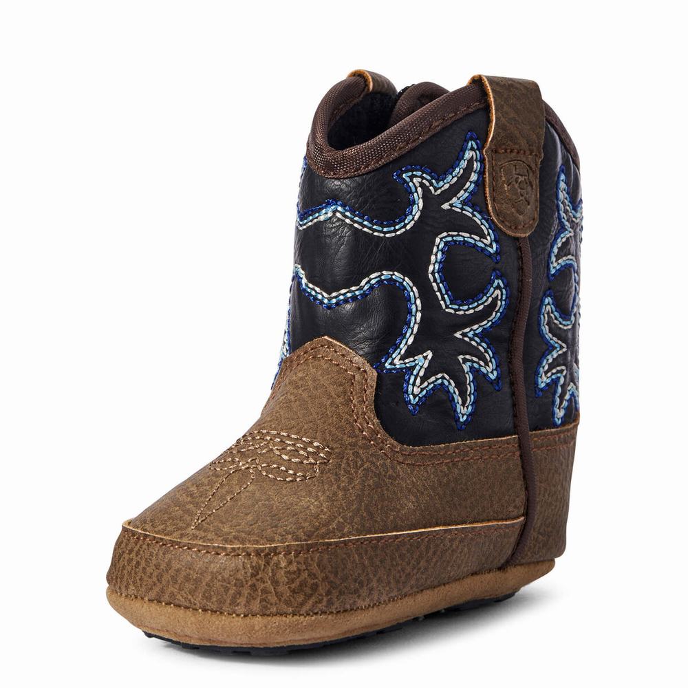 Ariat Infant Lil\' Stompers Warren Western Stövlar Barn Bruna | 107-CDAUIW