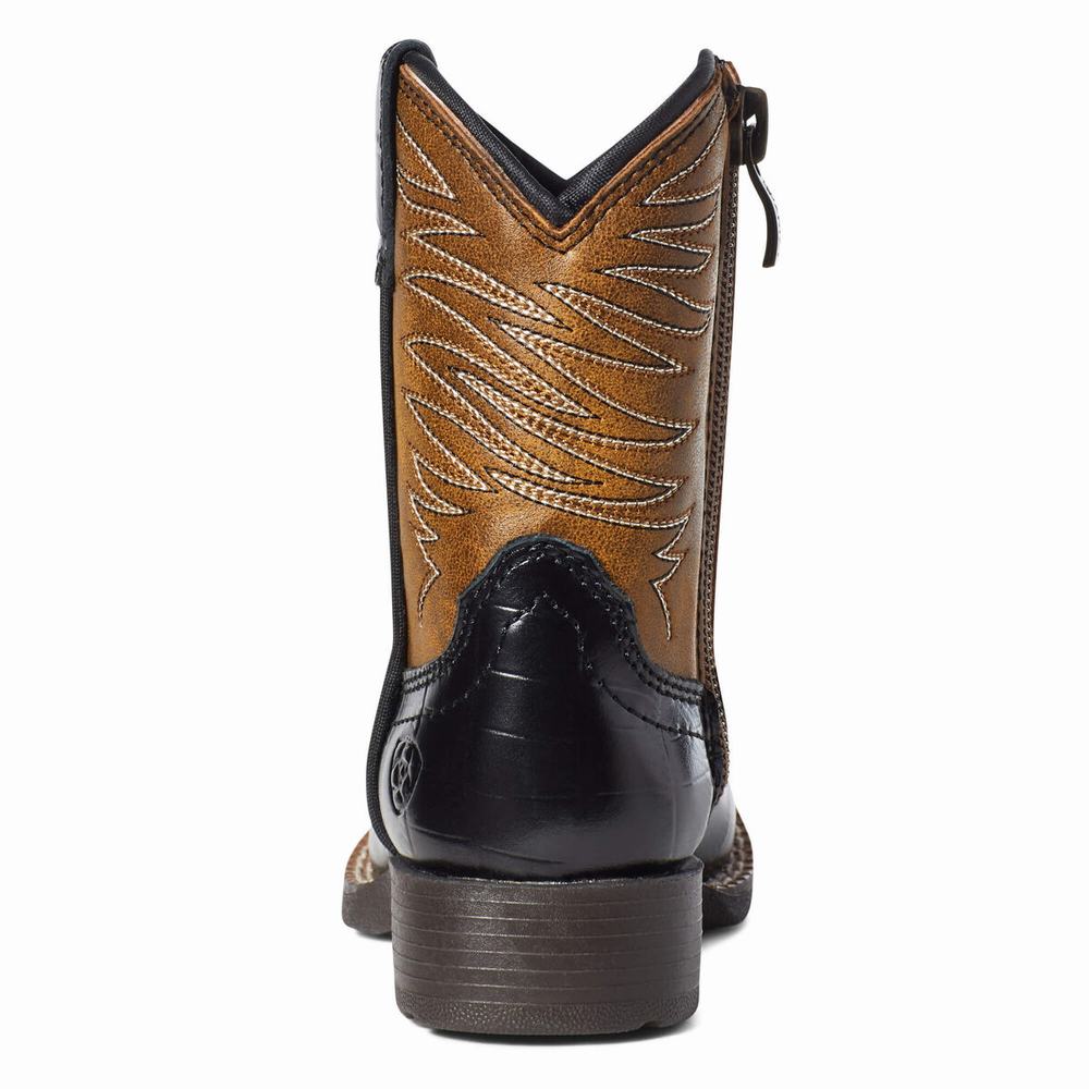 Ariat LIL' STOMPERS FIRECATCHER Western Stövlar Barn Bruna | 149-SCUNTB