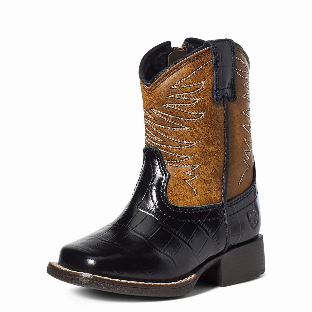 Ariat LIL\' STOMPERS FIRECATCHER Western Stövlar Barn Bruna | 149-SCUNTB