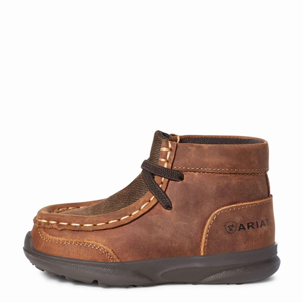 Ariat LIL' STOMPERS HEATH SPITFIRE Western Stövlar Barn Bruna | 291-LDRCYO