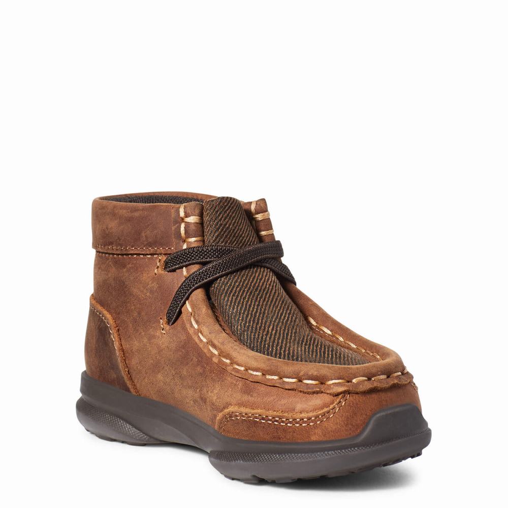 Ariat LIL' STOMPERS HEATH SPITFIRE Western Stövlar Barn Bruna | 291-LDRCYO