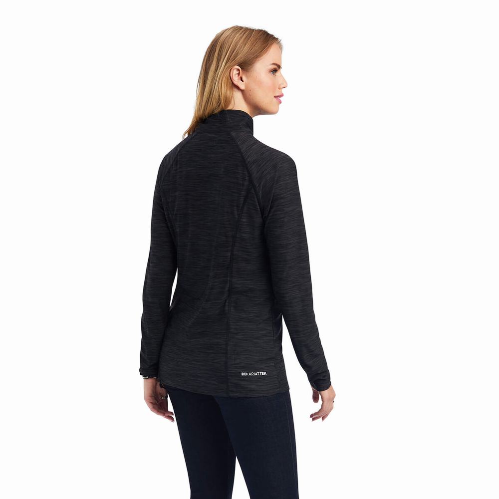 Ariat Laguna 1/4 Zip Blast Dam Grå | 259-JKSGFA