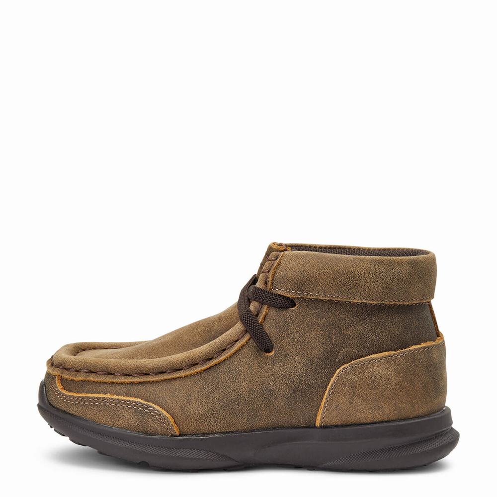 Ariat Lil' Stompers Andrew Spitfire Western Stövlar Barn Beige | 037-DUPMEV