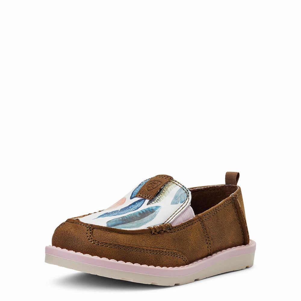 Ariat Lil\' Stompers Anna Cruiser Western Stövlar Barn Bruna | 548-BWRJAS