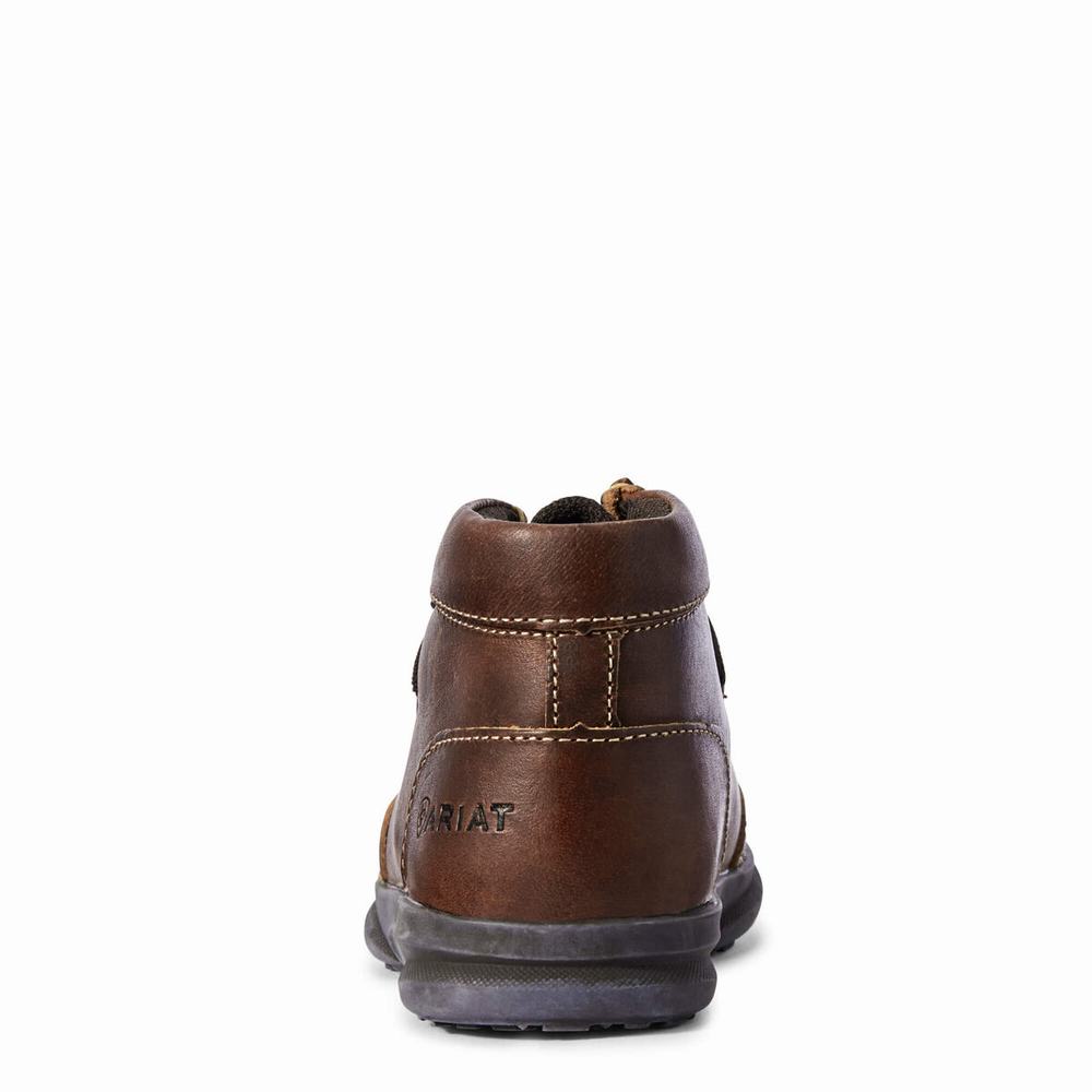 Ariat Lil' Stompers Garrison Spitfire Casual Skor Barn Bruna | 621-HURAWJ