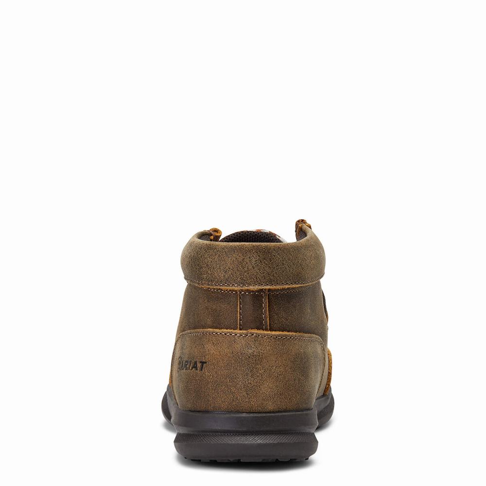 Ariat Lil' Stompers Jamie Spitfire Western Stövlar Barn Bruna | 714-NCTHBI